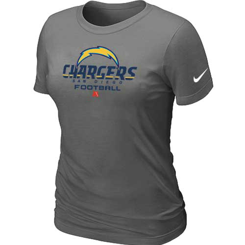 Women San Diego Charger D.Grey  T-Shirt