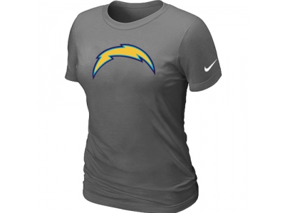 Women San Diego Charger D.Grey Logo T-Shirt