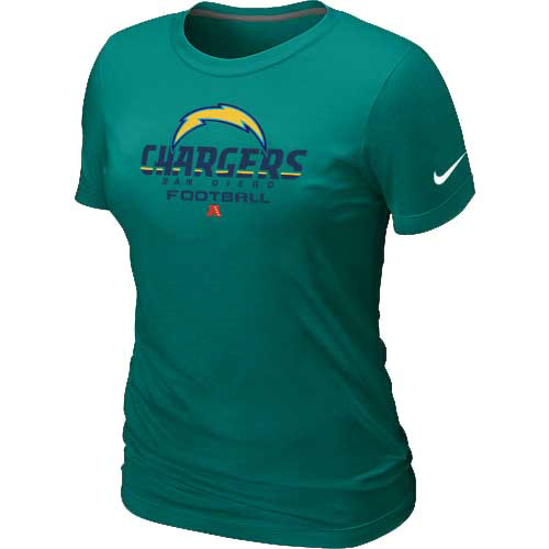 Women San Diego Charger L.Green  T-Shirt