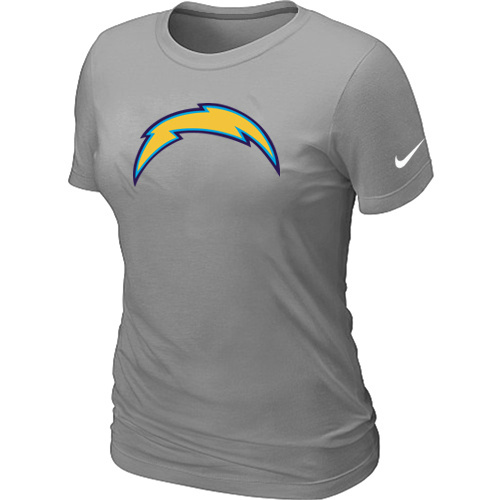 Women San Diego Charger L.Grey T-Shirts