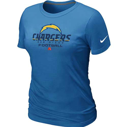 Women San Diego Charger L.blue  T-Shirt