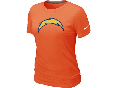 Women San Diego Charger Orange Logo T-Shirt