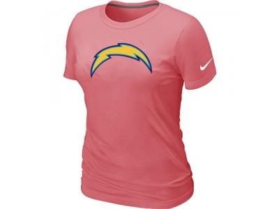 Women San Diego Charger Pink Logo T-Shirt