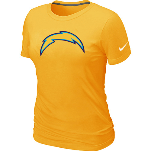 Women San Diego Charger Yellow T-Shirts