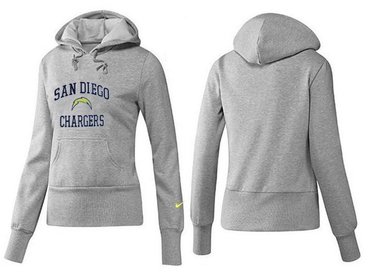 Women San Diego Chargers Logo Pullover Hoodie-- (16)
