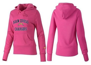 Women San Diego Chargers Logo Pullover Hoodie-- (18)