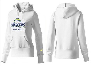 Women San Diego Chargers Logo Pullover Hoodie-- (20)