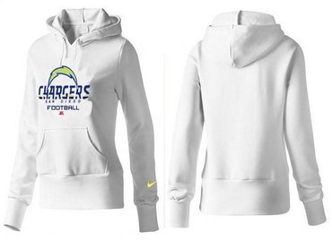 Women San Diego Chargers Logo Pullover Hoodie-- (21)