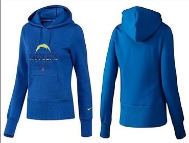 Women San Diego Chargers Logo Pullover Hoodie-- (23)