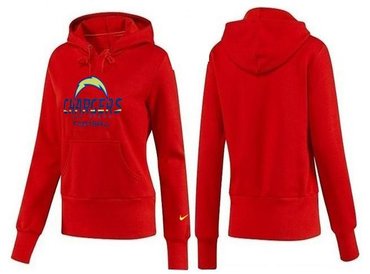 Women San Diego Chargers Logo Pullover Hoodie-- (26)