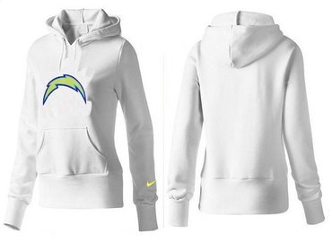 Women San Diego Chargers Logo Pullover Hoodie