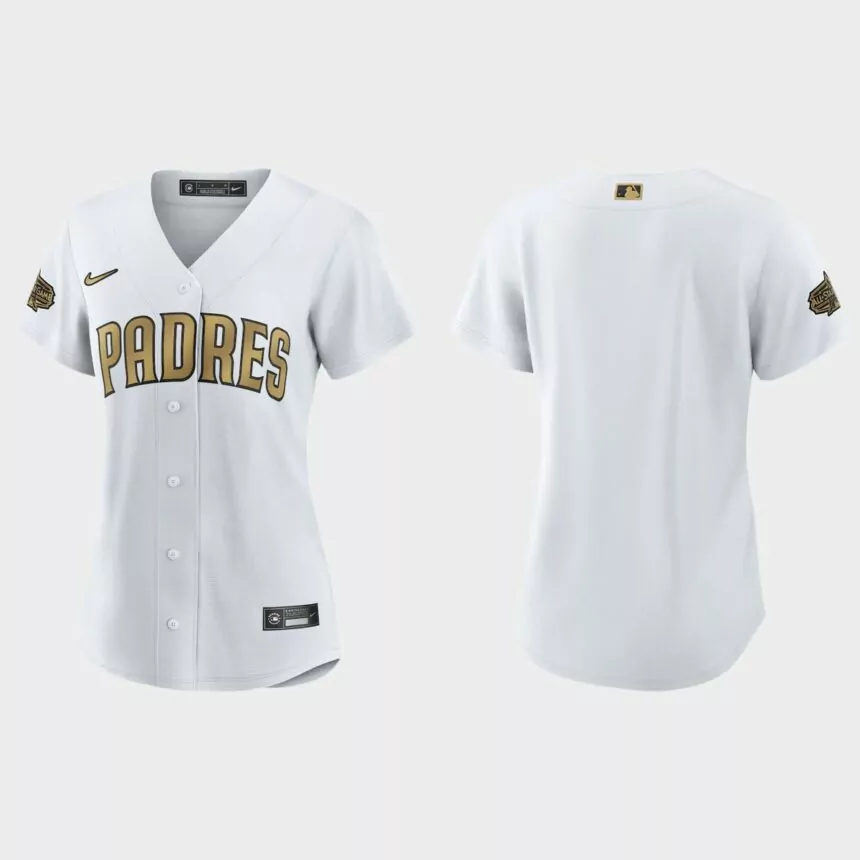 Women San Diego Padres White 2022 MLB All-Star Game Replica Jersey