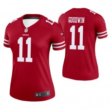 Women San Francisco 49ers #11 Marquise Goodwin Scarlet Legend Jersey