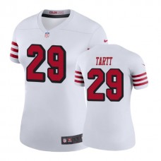 Women San Francisco 49ers #29 Jaquiski Tartt White Color Rush Legend Player Jersey