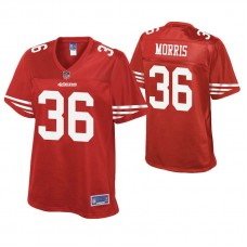 Women San Francisco 49ers #36 Alfred Morris Scarlet Player Jersey