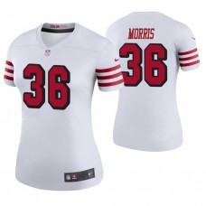 Women San Francisco 49ers #36 Alfred Morris White Color Rush Legend Jersey
