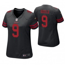 Women San Francisco 49ers #9 Robbie Gould Black Game Jersey