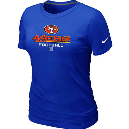 Women San Francisco 49ers Blue T-Shirt