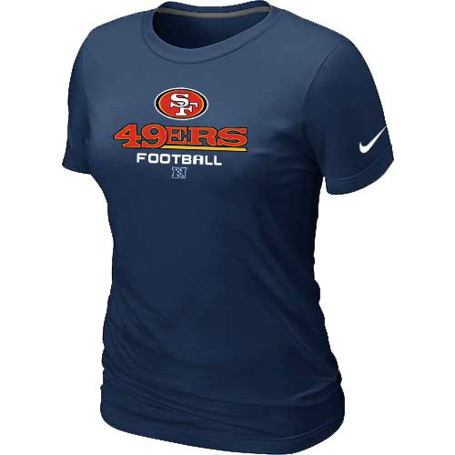 Women San Francisco 49ers D.Blue T-Shirt