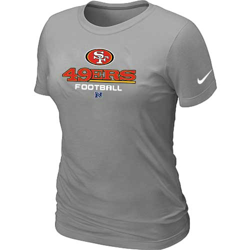 Women San Francisco 49ers L.Grey T-Shirt