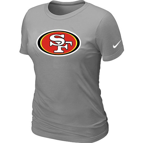 Women San Francisco 49ers L.Grey T-Shirts