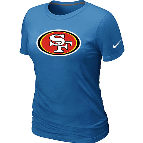 Women San Francisco 49ers L.blue T-Shirts