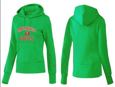 Women San Francisco 49ers Logo Pullover Hoodie--18