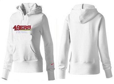 Women San Francisco 49ers Logo Pullover Hoodie--42