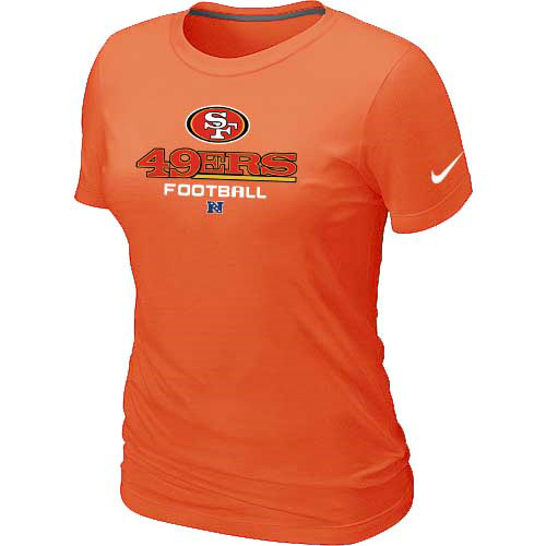 Women San Francisco 49ers Orange T-Shirt