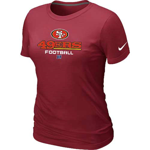 Women San Francisco 49ers Red T-Shirt