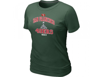 Women San Francisco 49ers Super Bowl XLVII Heart & Soul D.Green T-Shirt