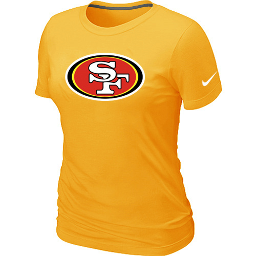 Women San Francisco 49ers Yellow T-Shirts