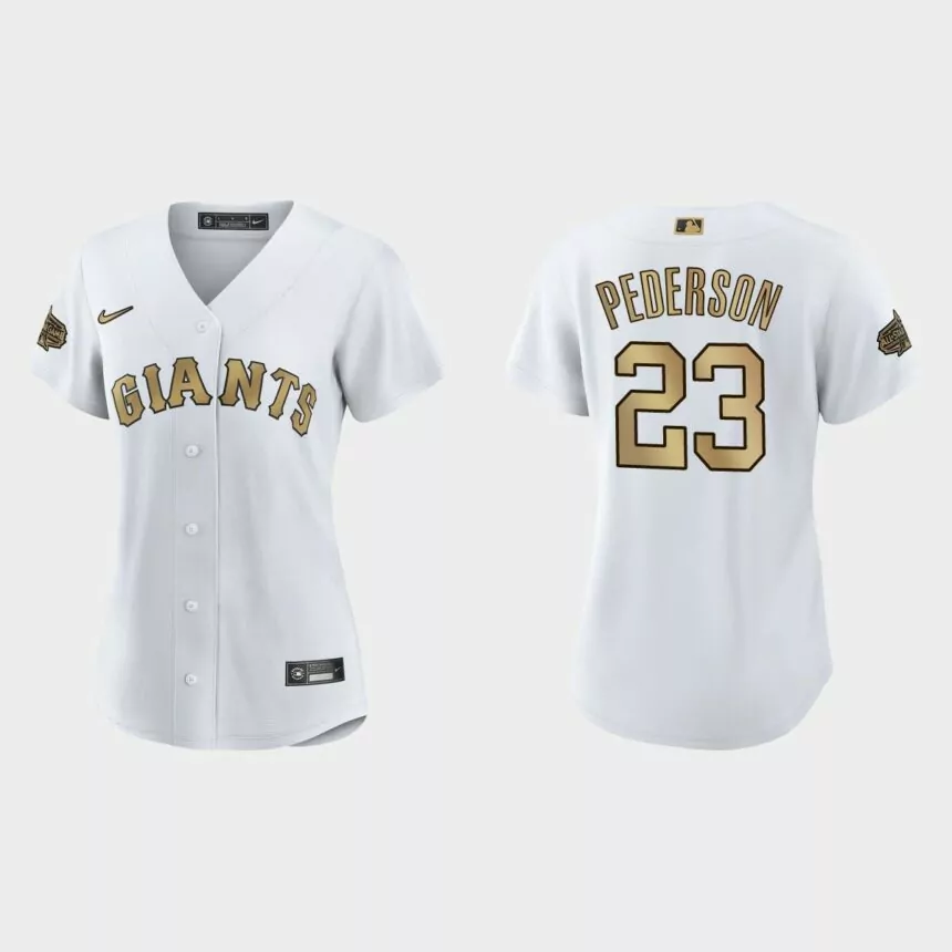 Women San Francisco Giants Joc Pederson White 2022 MLB All-Star Game Replica Jersey