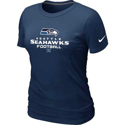 Women Seattle Seahawks D.Blue  T-Shirt