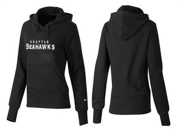 Women Seattle Seahawks Logo Pullover Hoodie-- (52)