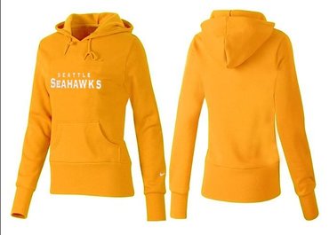 Women Seattle Seahawks Logo Pullover Hoodie-- (55)