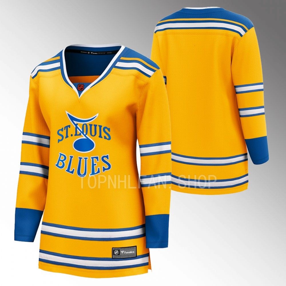Women St. Louis Blues Special Edition 2.0 Yellow Jersey Breakaway