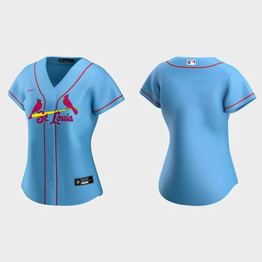 Women St. Louis Cardinals Blue Replica Jersey