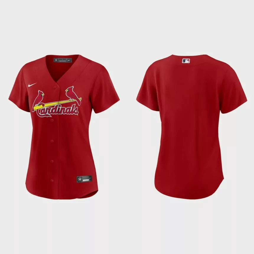 Women St. Louis Cardinals Red Replica Jersey