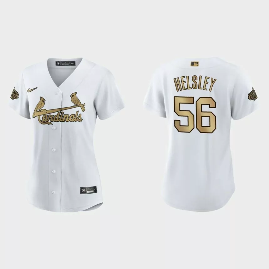 Women St. Louis Cardinals Ryan Helsley White 2022 MLB All-Star Game Replica Jersey