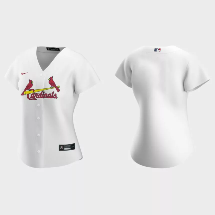 Women St. Louis Cardinals White Replica 2020 Nike Home Jersey