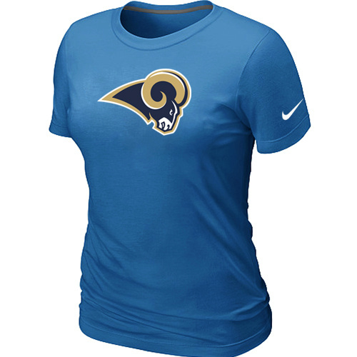 Women St.Louis Rams L.blue T-Shirts