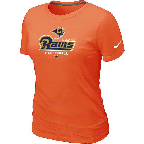 Women St.Louis Rams Orange T-Shirt