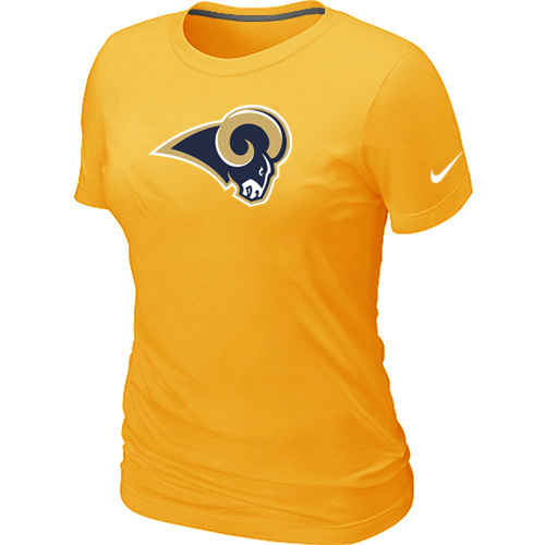 Women St.Louis Rams Yellow T-Shirts