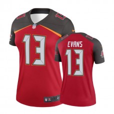 Women Tampa Bay Buccaneers #13 Mike Evans Red Legend Jersey