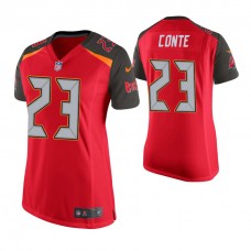 Women Tampa Bay Buccaneers #23 Chris Conte Red Game Jersey