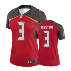 Women Tampa Bay Buccaneers #3 Jameis Winston Red Legend Jersey