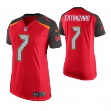 Women Tampa Bay Buccaneers #7 Chandler Catanzaro Red Game Jersey