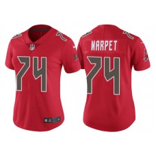 Women Tampa Bay Buccaneers #74 Ali Marpet Red Color Rush Legend Jersey