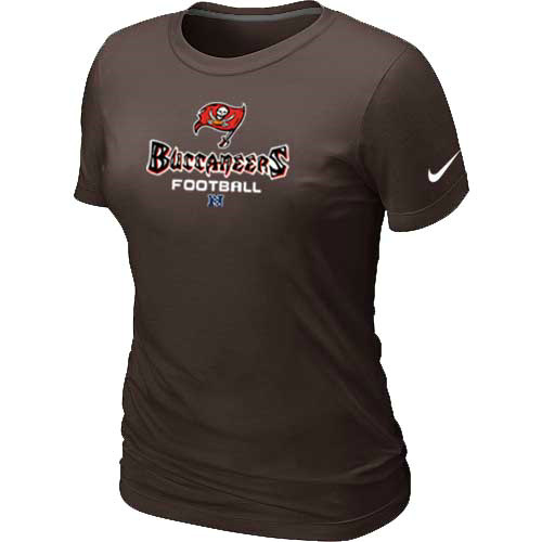 Women Tampa Bay Buccaneers Brown T-Shirt